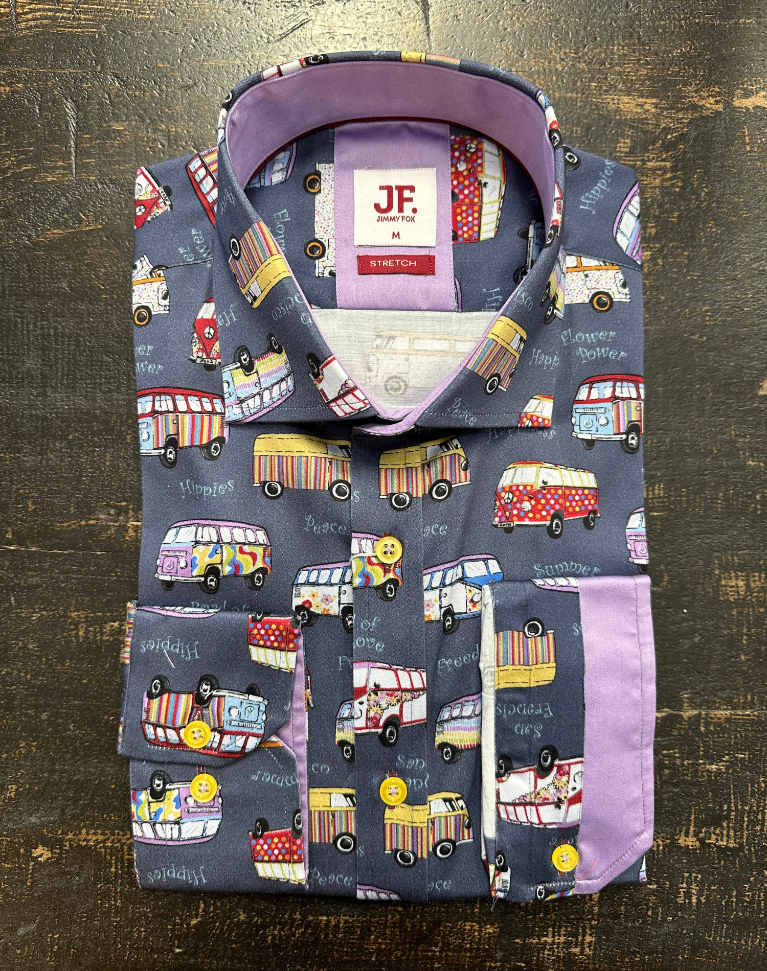 Jimmy Fox - Magic Bus Print LS Shirt - Multi