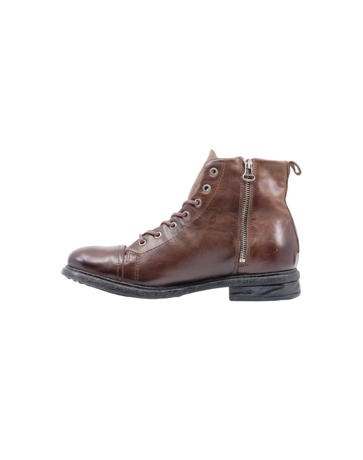 MJUS - Zip And Lace Boot - Orzo