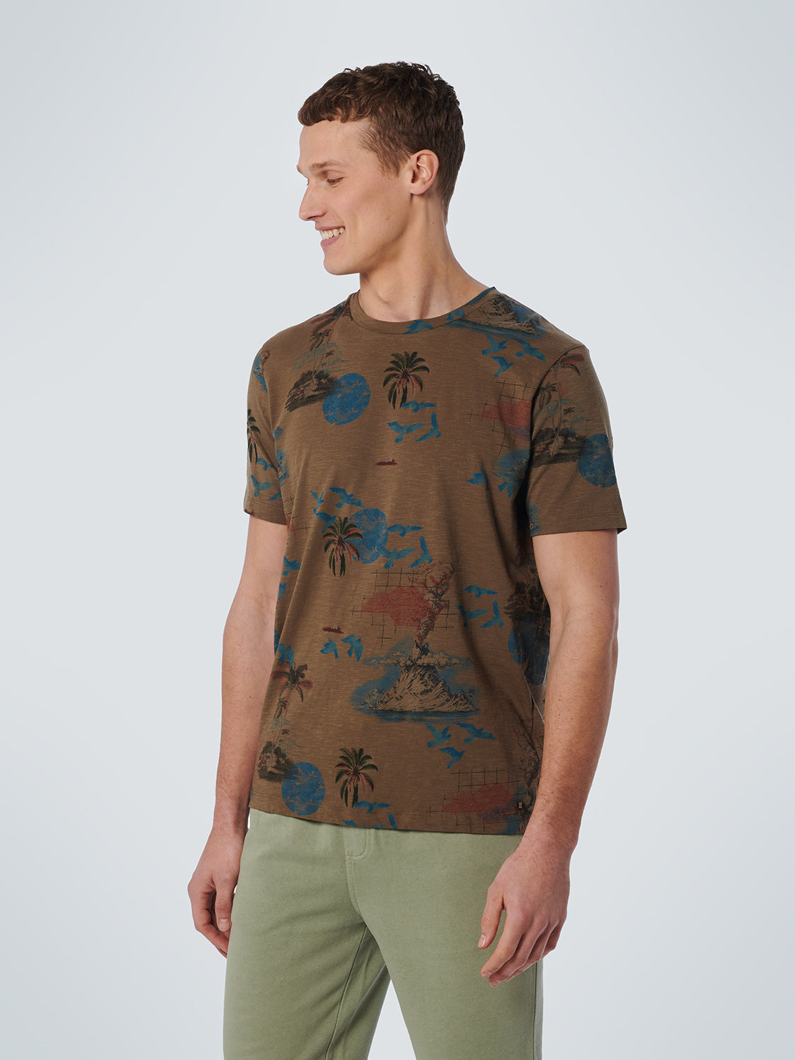 No Excess - Pacific Printed Tee - Army