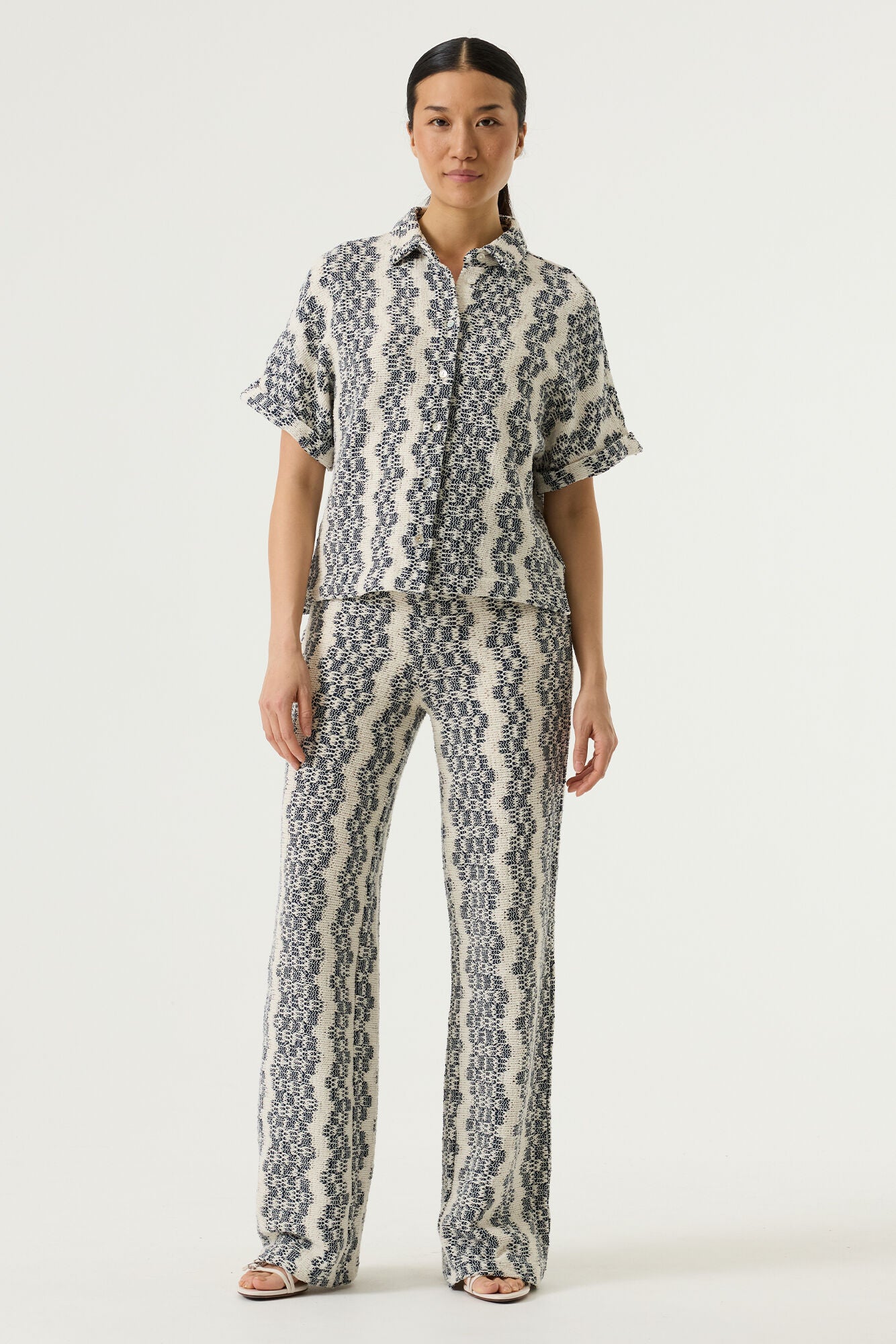 Garcia - Coastal Textured SS Shirt - Ecru