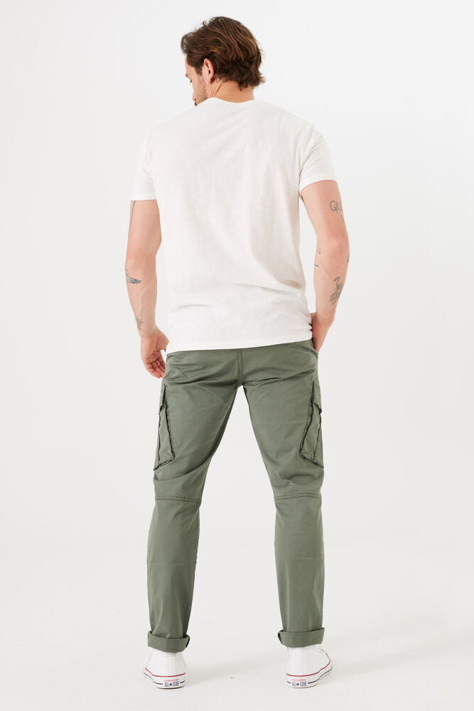 Garcia - Tapered Fit Cargo Pant - Sage Green