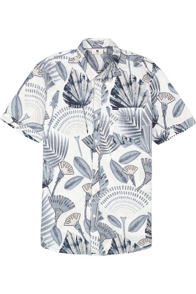 Garcia - Blue Palms SS Shirt - White