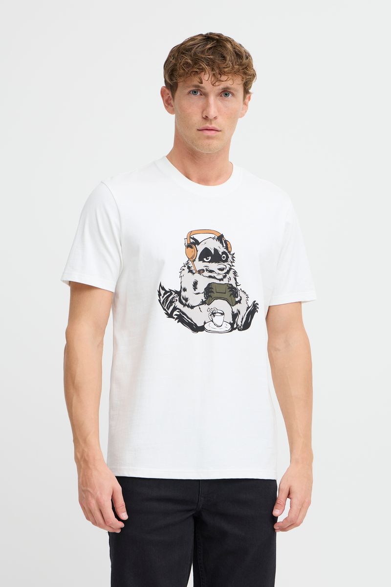 Blend - Javor Tee - White Gaming