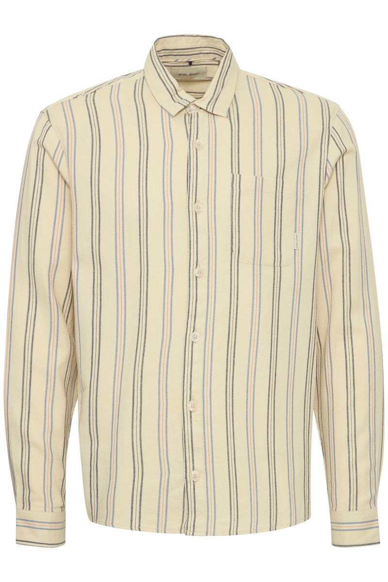 Blend - Albin Shirt - Bleached Sand Stripe