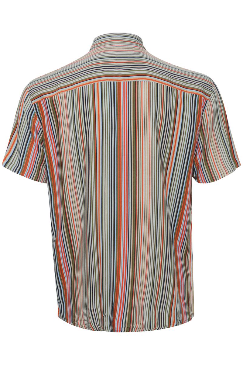 Blend - Agan SS Shirt - Olive Night Stripe