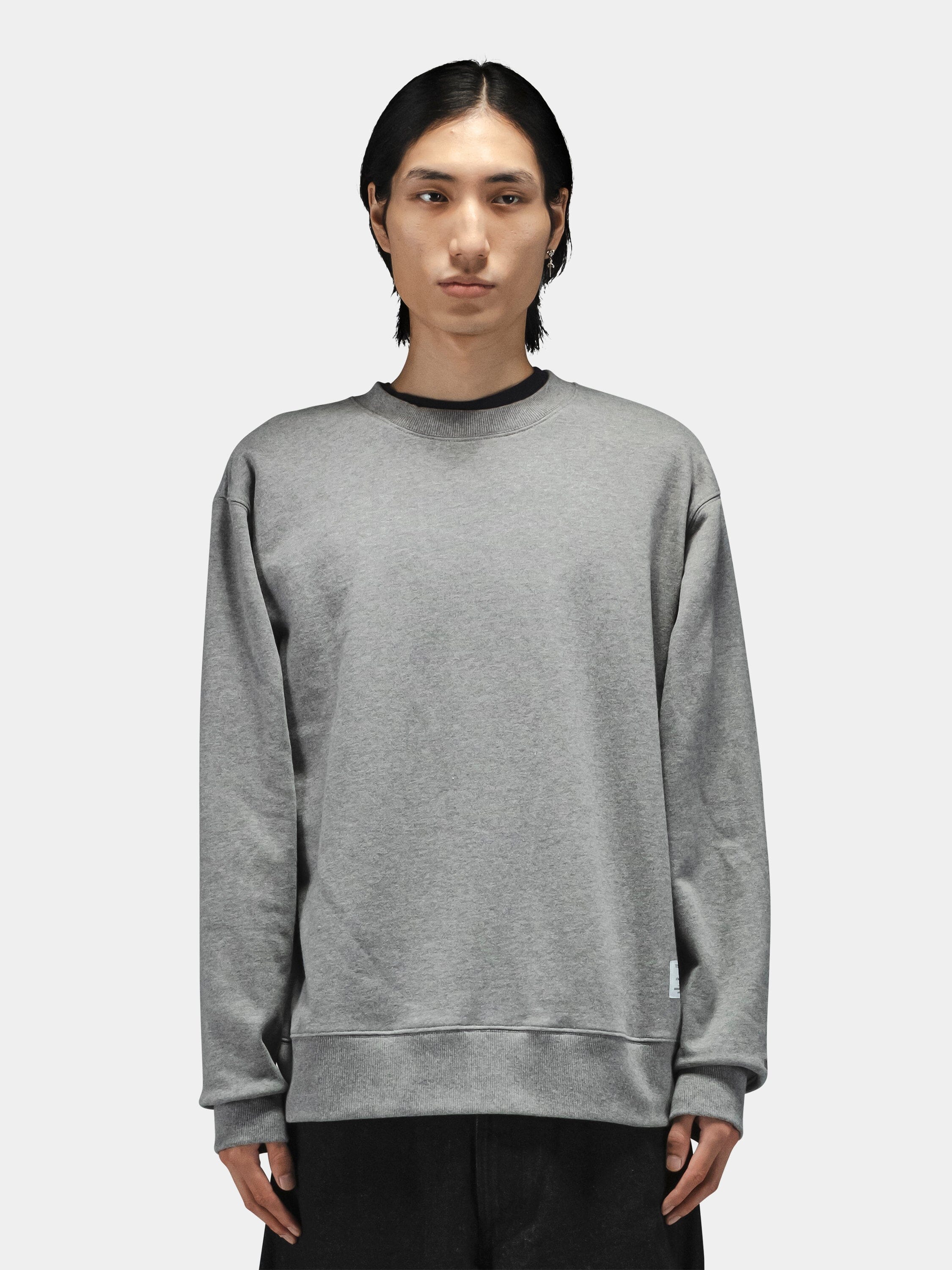 Alpha Ind. - Patched Crewneck - Medium Charcoal Heather
