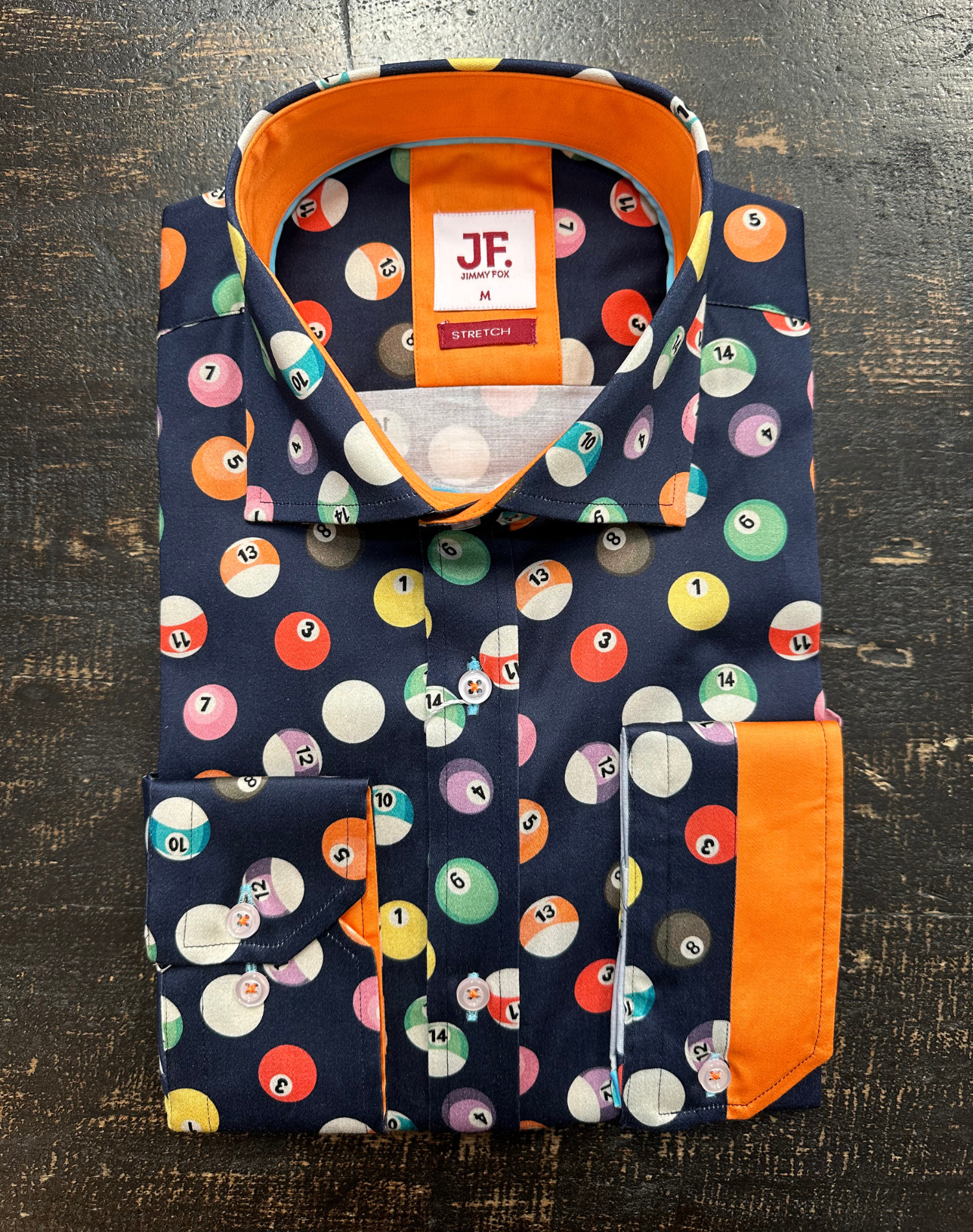 Jimmy Fox - Pool Balls Print LS Shirt - Multi