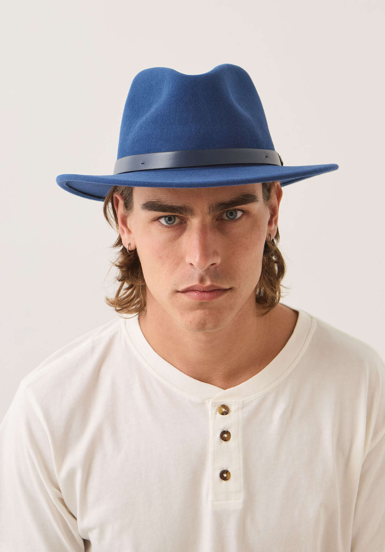 Brixton - Messer Fedora - Classic Navy