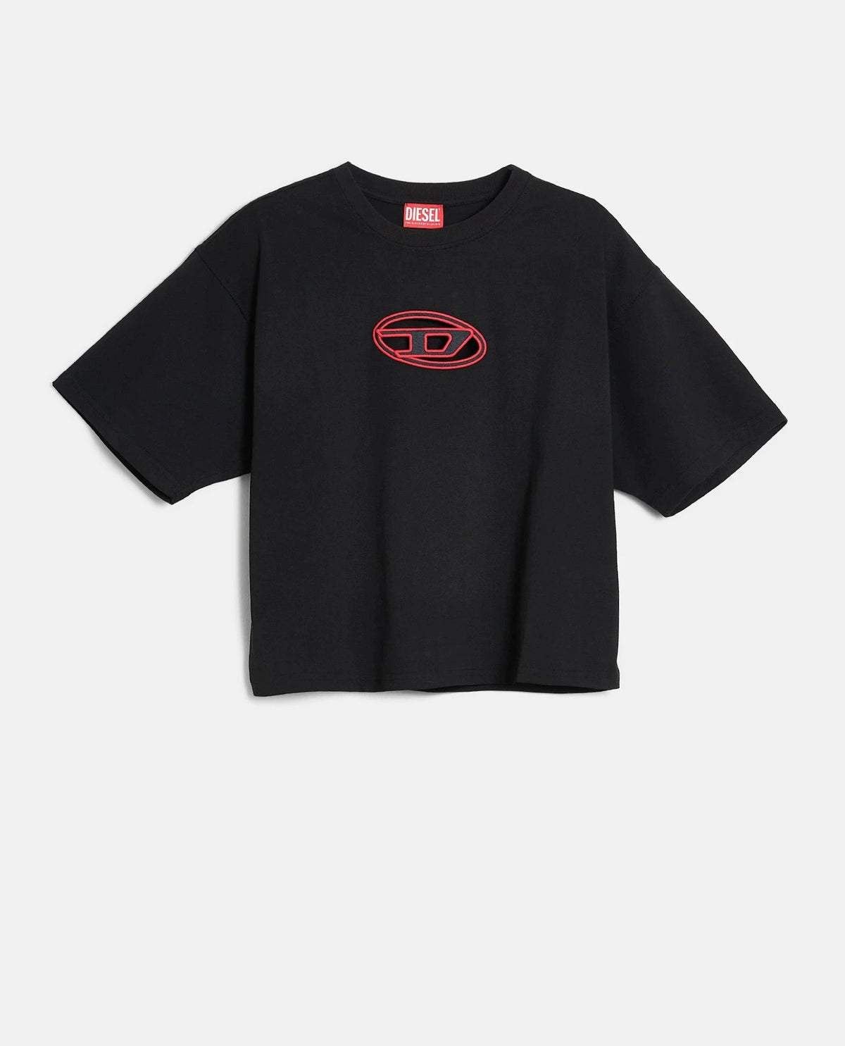 Diesel - T-Buxt-Crop-Od T-Shirt - Black