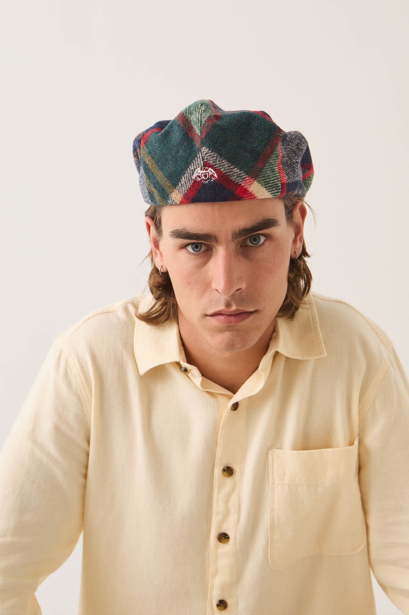 Brixton - Century Barrel Snap Cap - Navy/Green/Multi