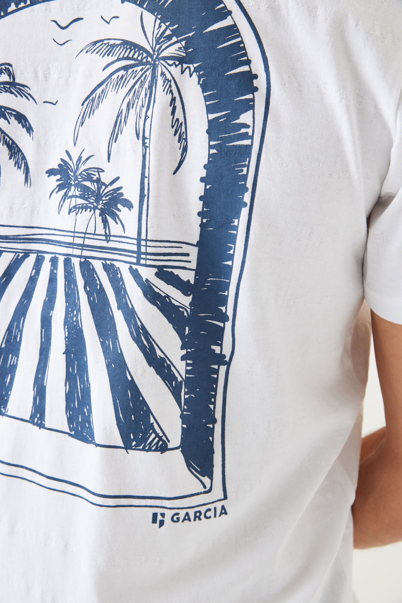 Garcia - Window To Paradise Print Tee - White