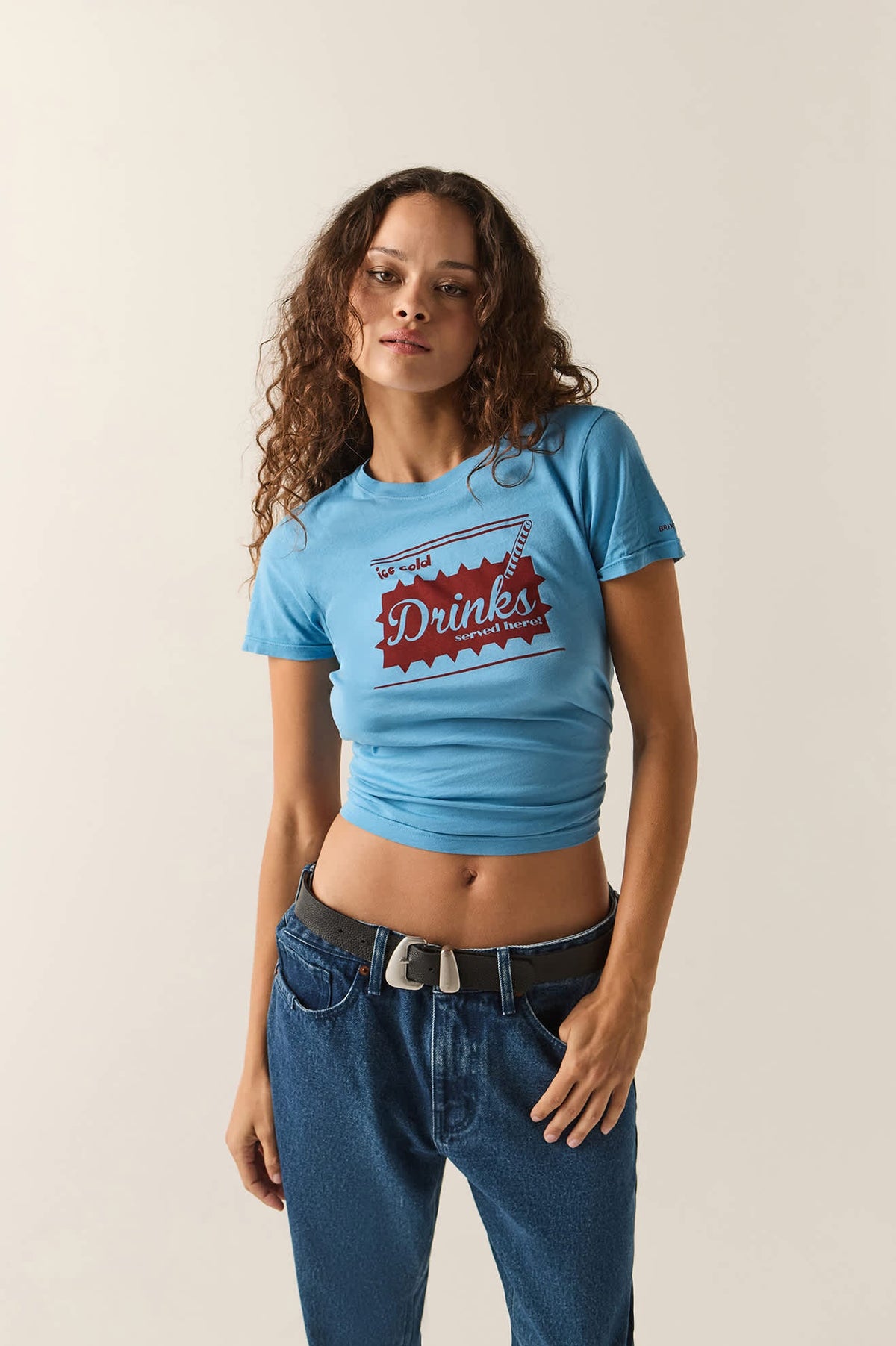 Brixton - Ice Cold Slim Tee - Electric Indigo