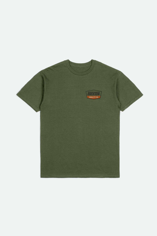 Brixton - Regal SS Standard Tee - Ivy Green/Washed Black/Rust