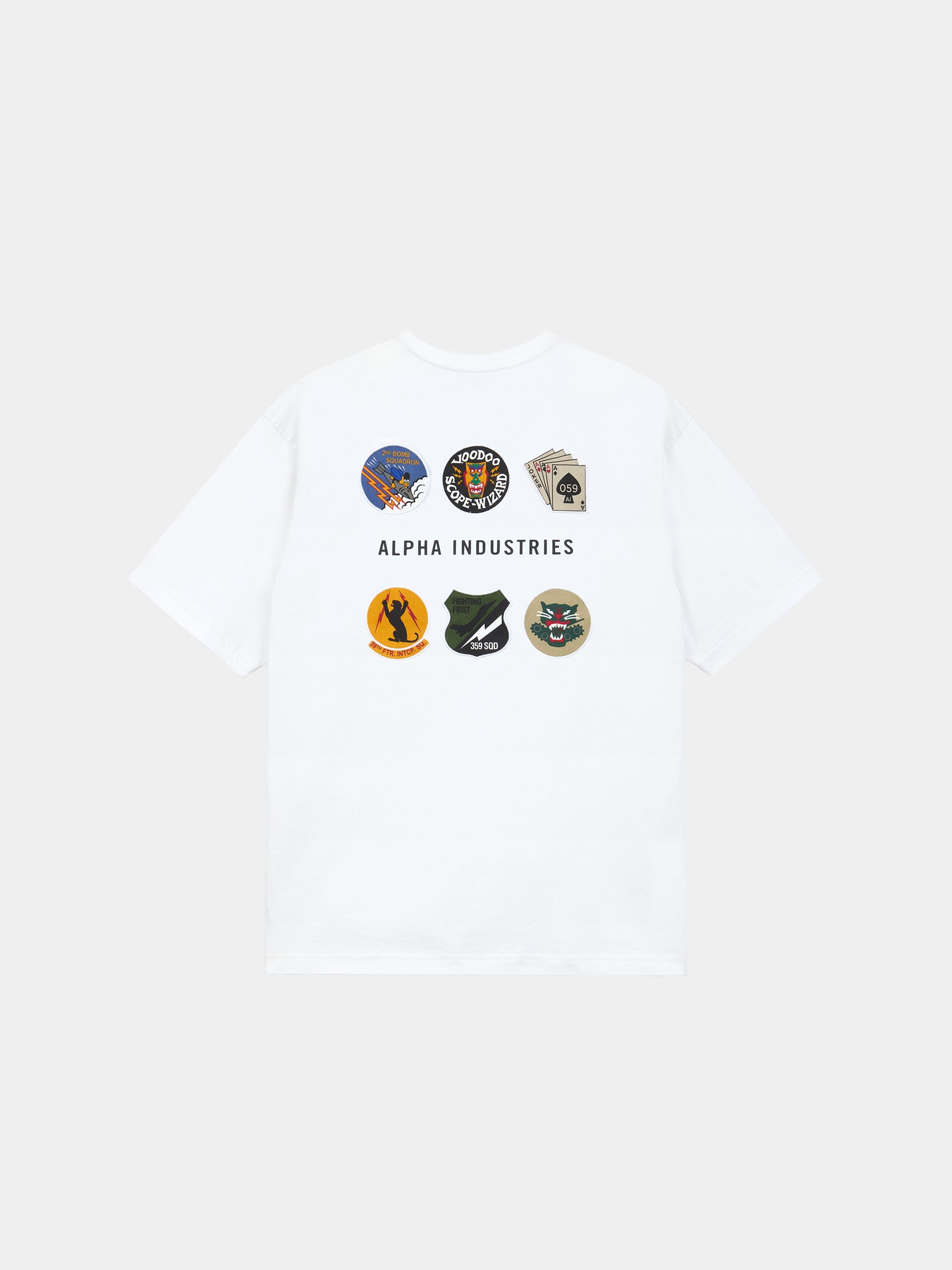 Alpha Ind. - Patched Tee - White