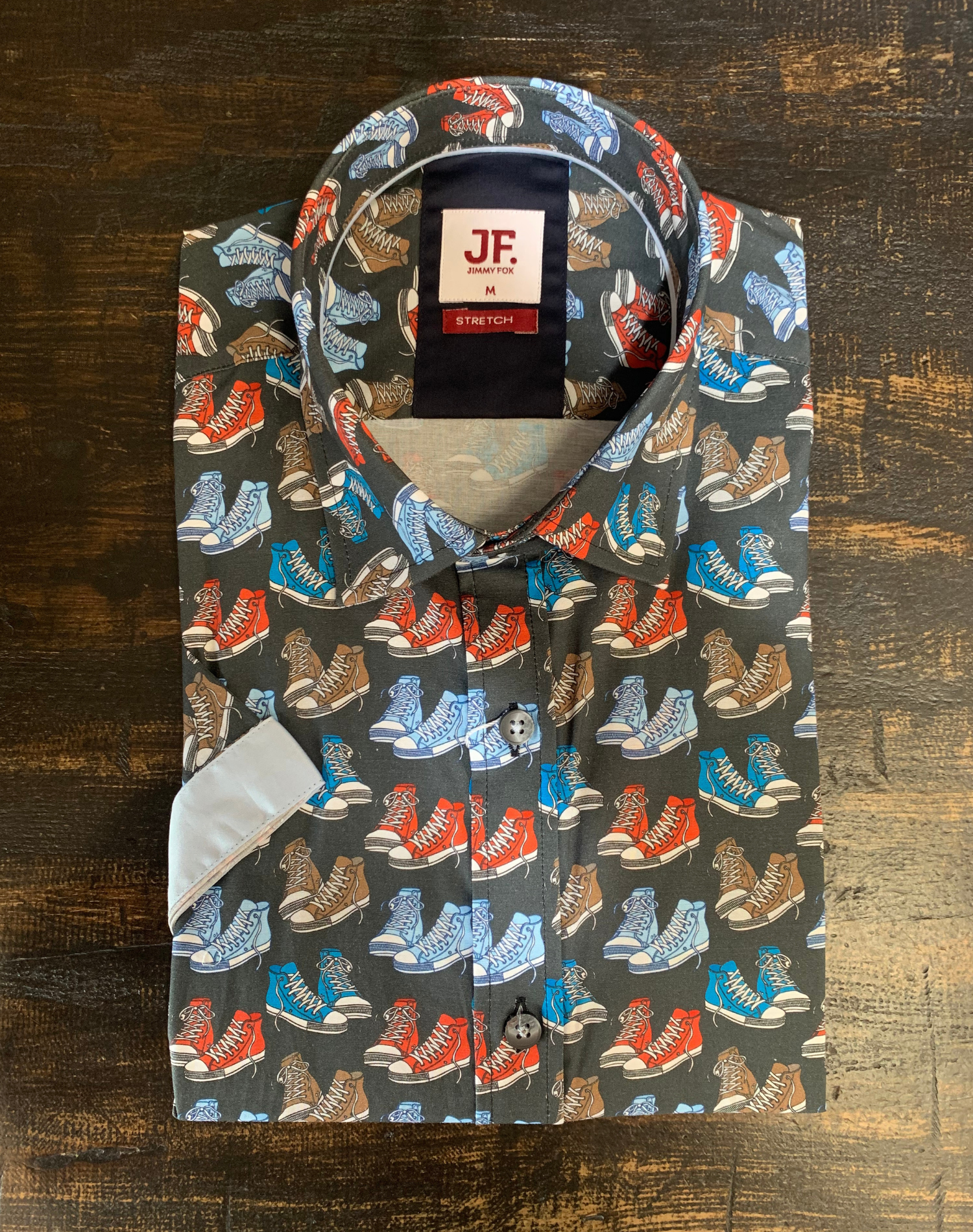 Jimmy Fox - Sneaker Print SS Shirt - Multi
