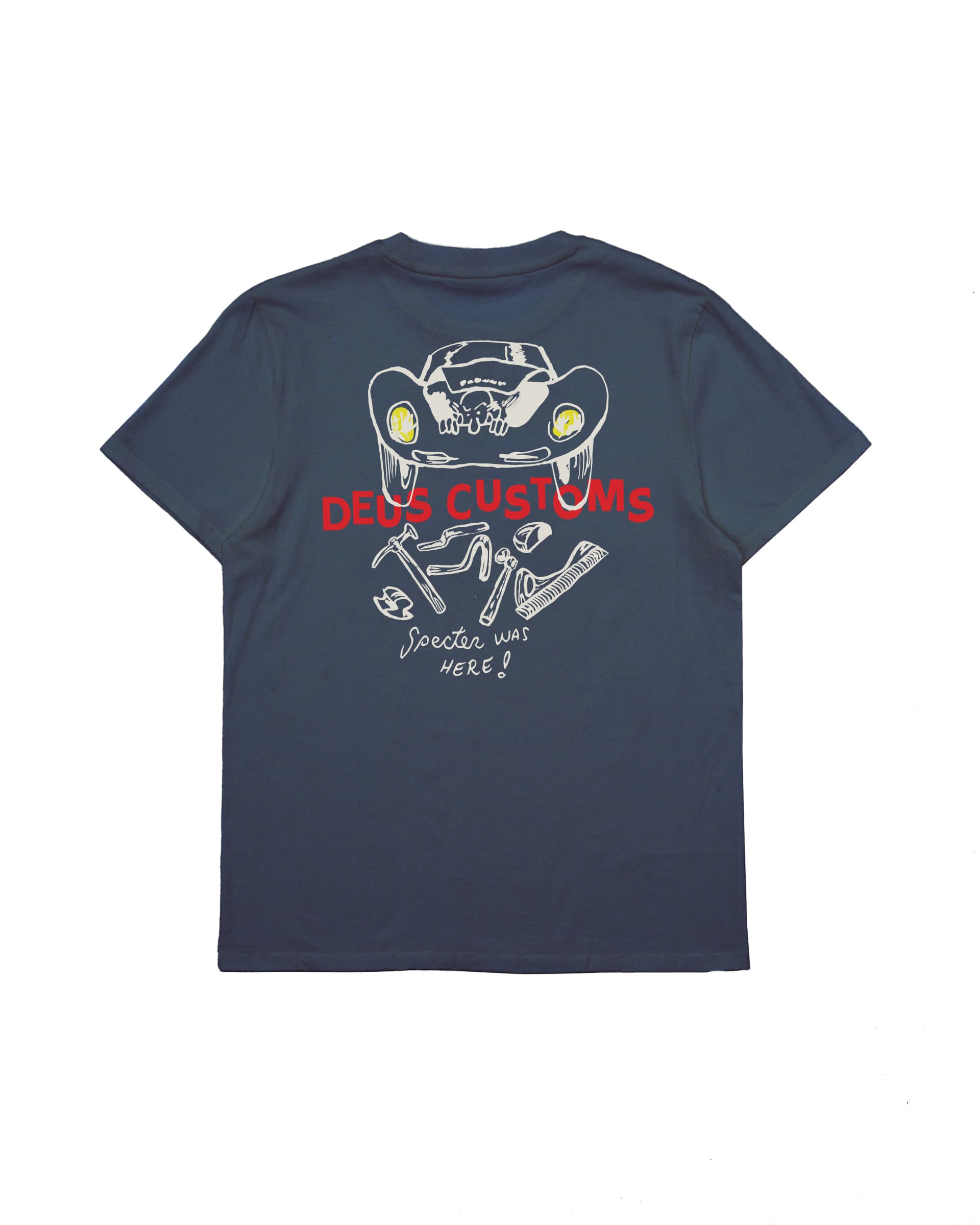 Deus - Specter Workshop Tee - Azure Navy