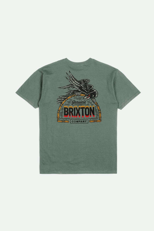 Brixton - Raven SS Tailored Tee - Laurel Wreath