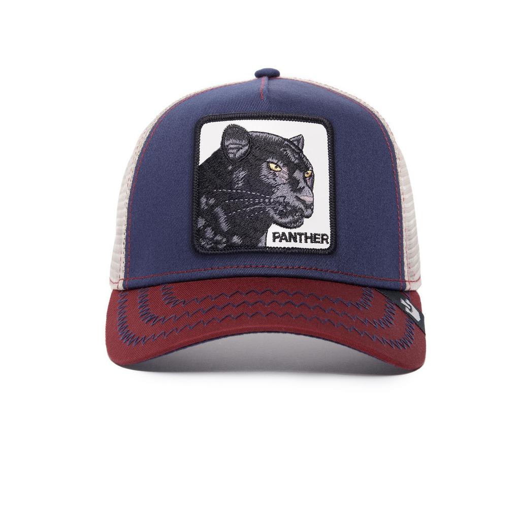 Goorin Bros - The Panther Trucker Cap - Navy/Red