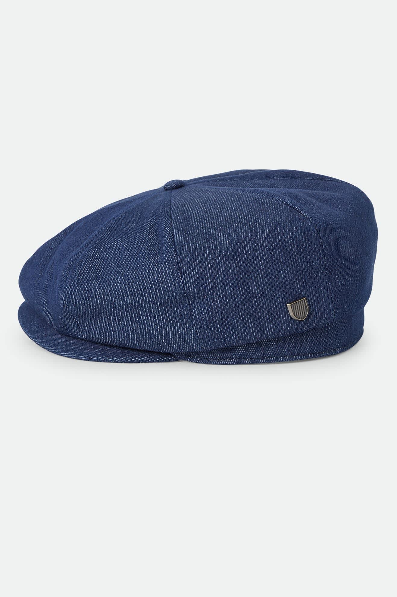 Brixton - Brood Baggy Flannel Snap Cap - Rinse Denim