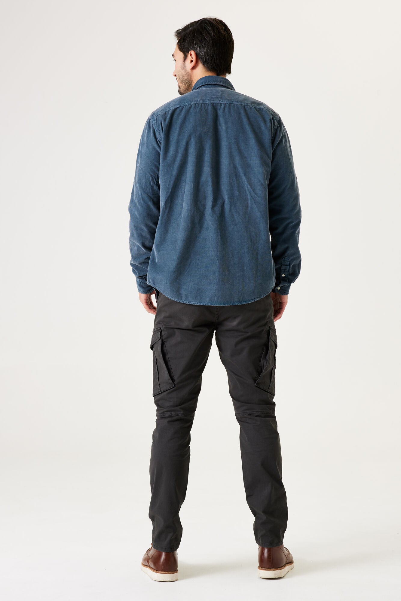 Garcia - Corduroy LS Shirt - Dark Stone