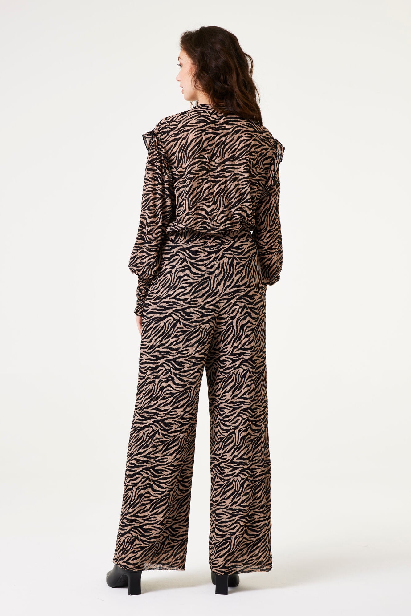 Garcia - Crinkle LS Blouse - Black