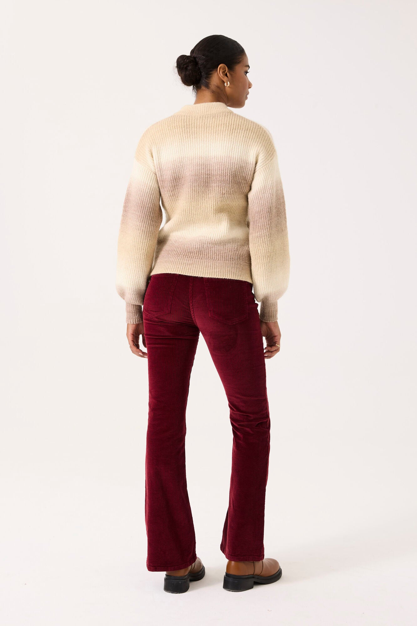 Garcia - Corduroy Flare Pant - Cabernet