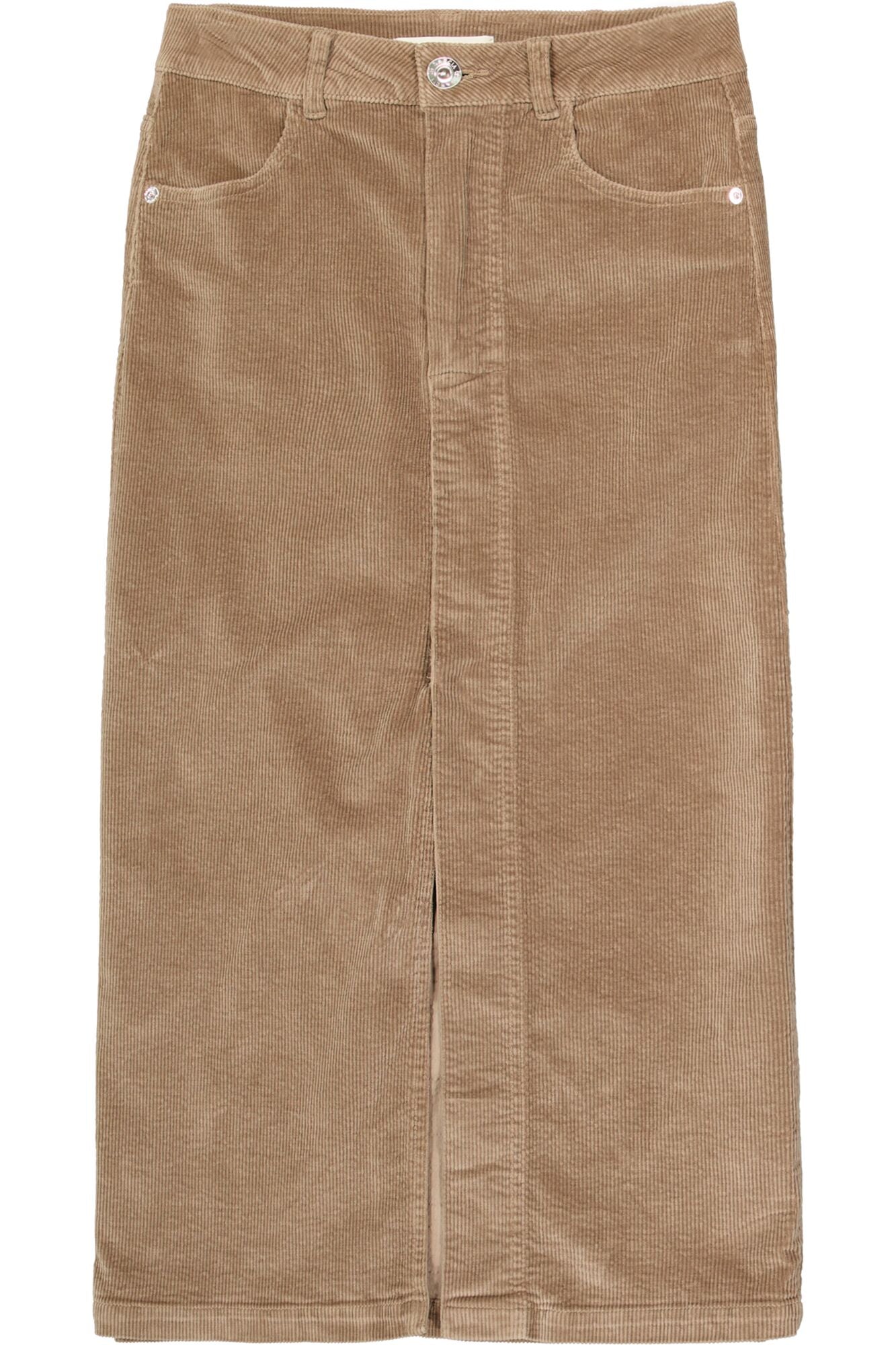 Garcia - Midi Corduroy Skirt - Desert Taupe