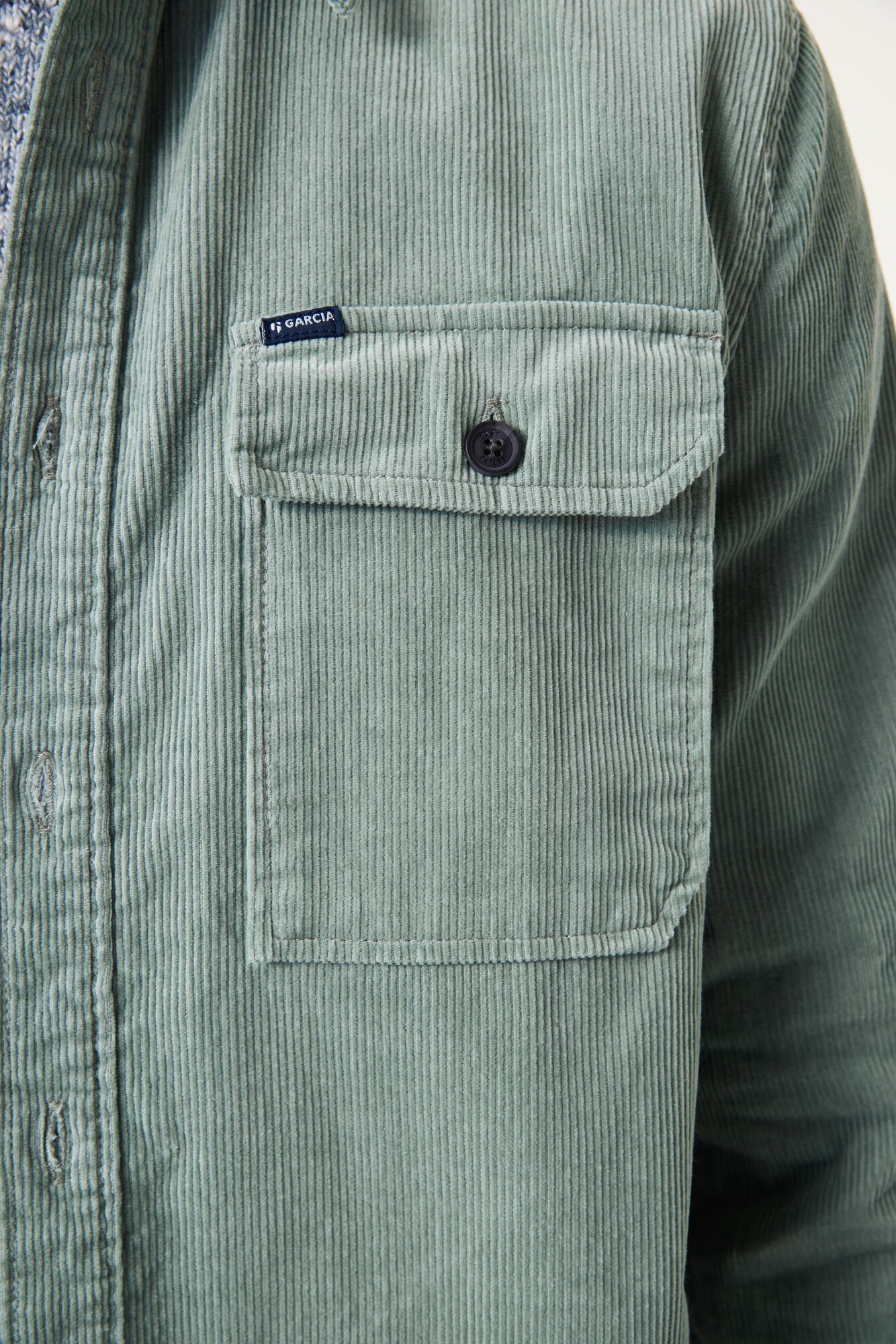 Garcia - Corduroy Overshirt - Light Sage
