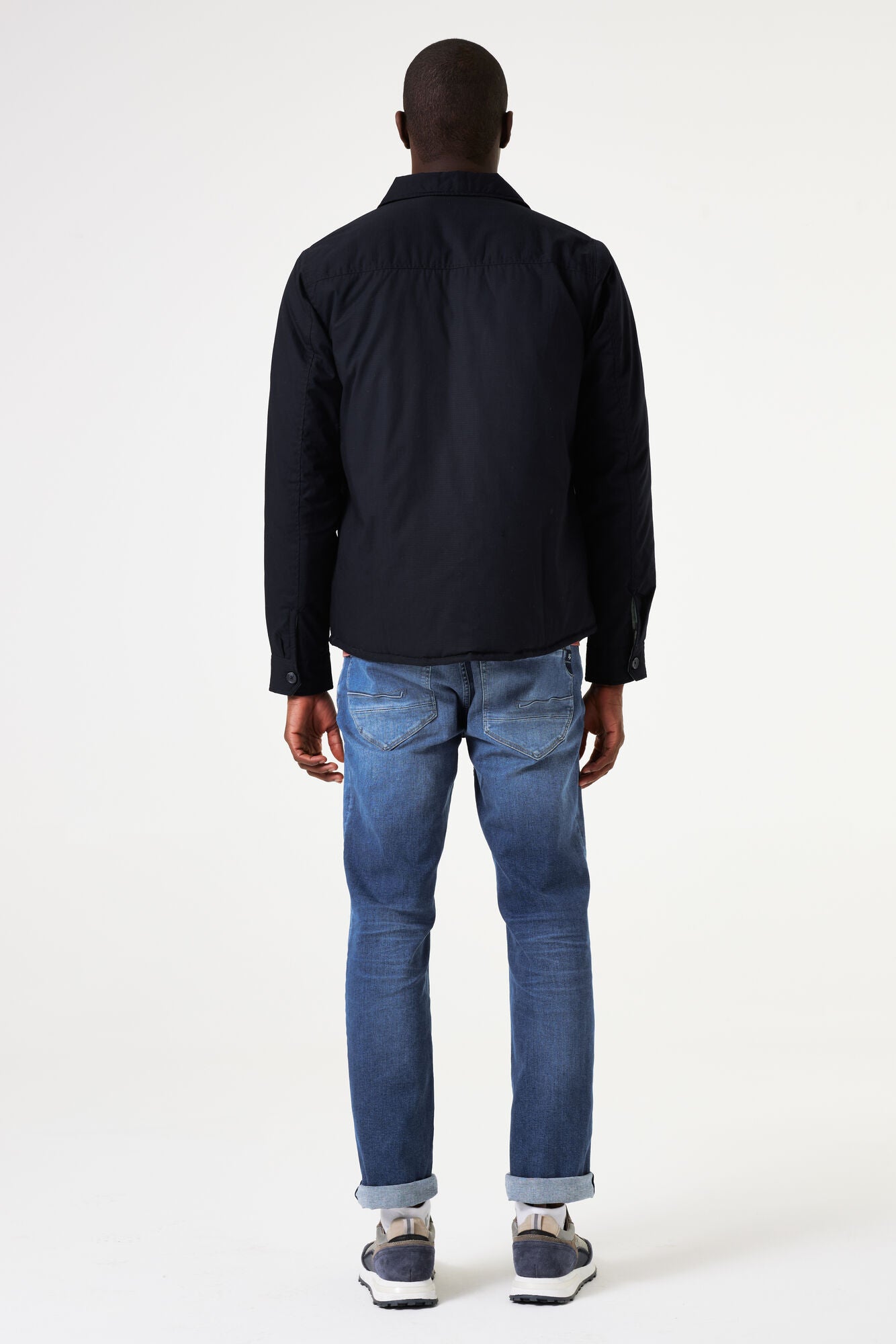 Garcia - Quilted Overshirt - Dark Moon