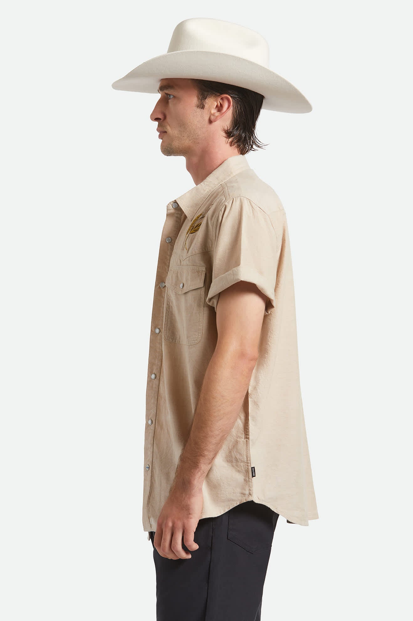 Brixton - Ford SS Western Shirt - Khaki