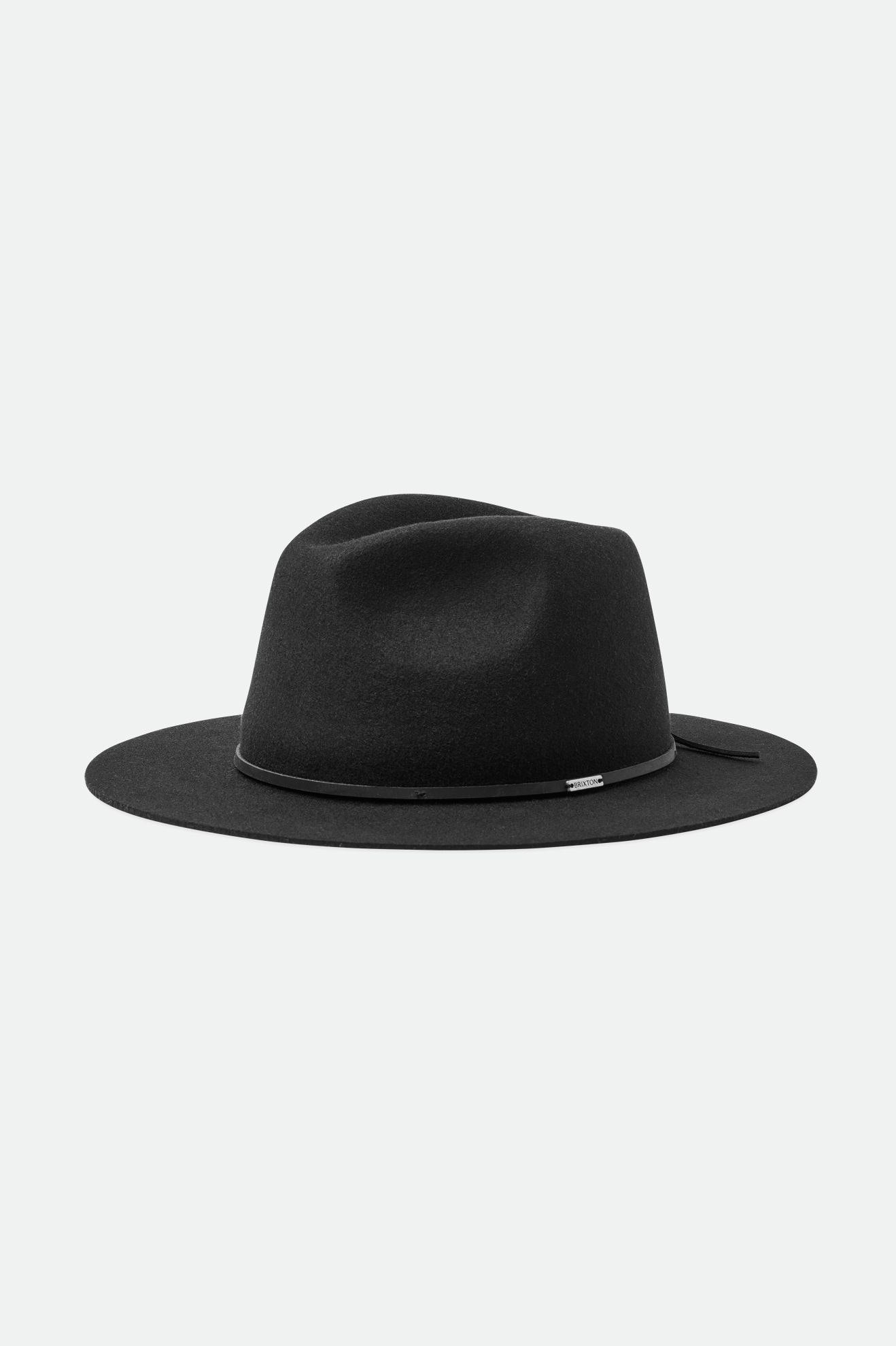 Brixton - Wesley Fedora - Black