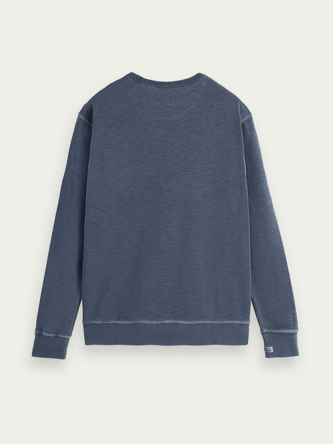 Scotch & Soda - Structured Garment-Dyed Sweatshirt - Night