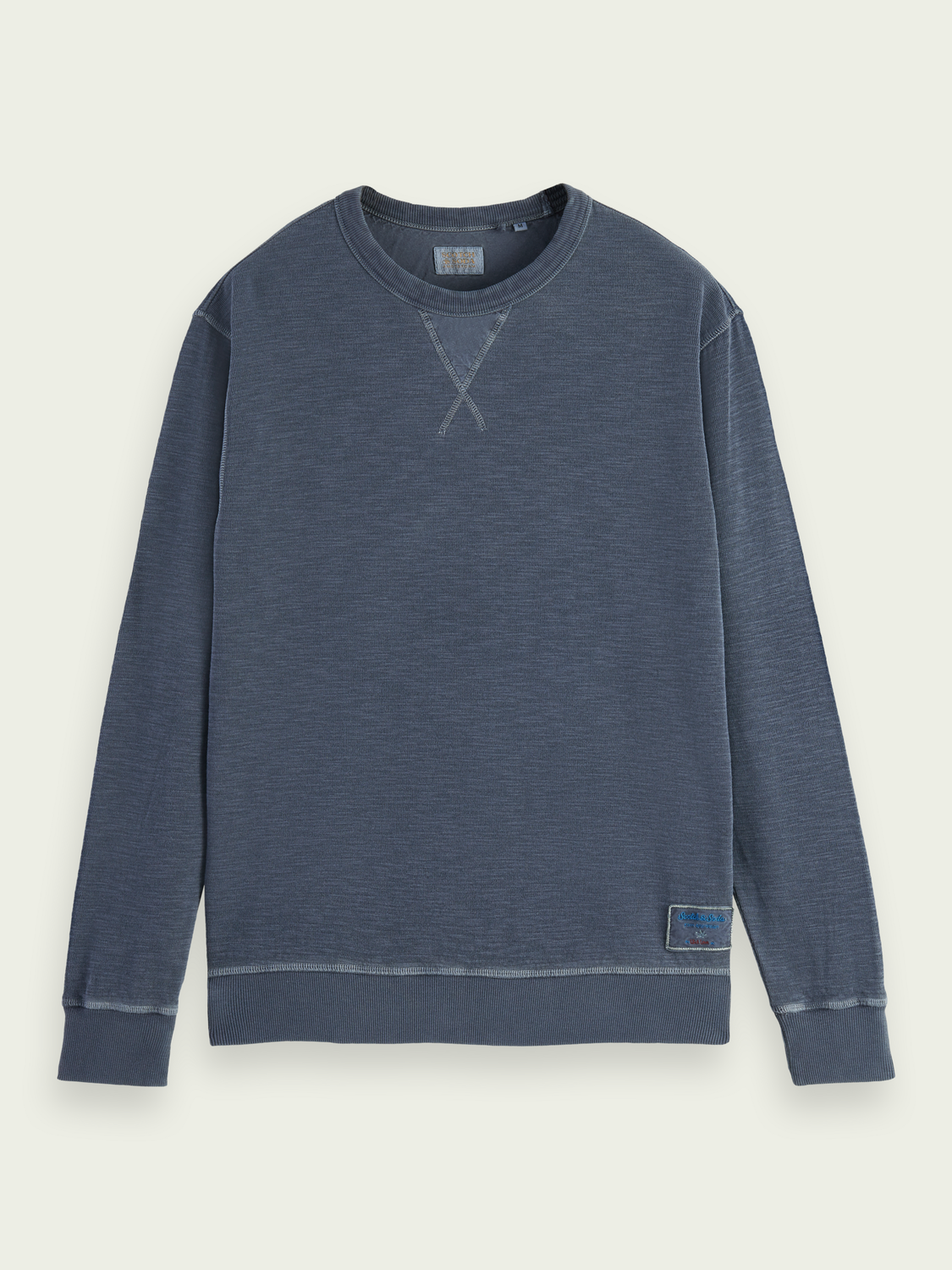 Scotch & Soda - Structured Garment-Dyed Sweatshirt - Night