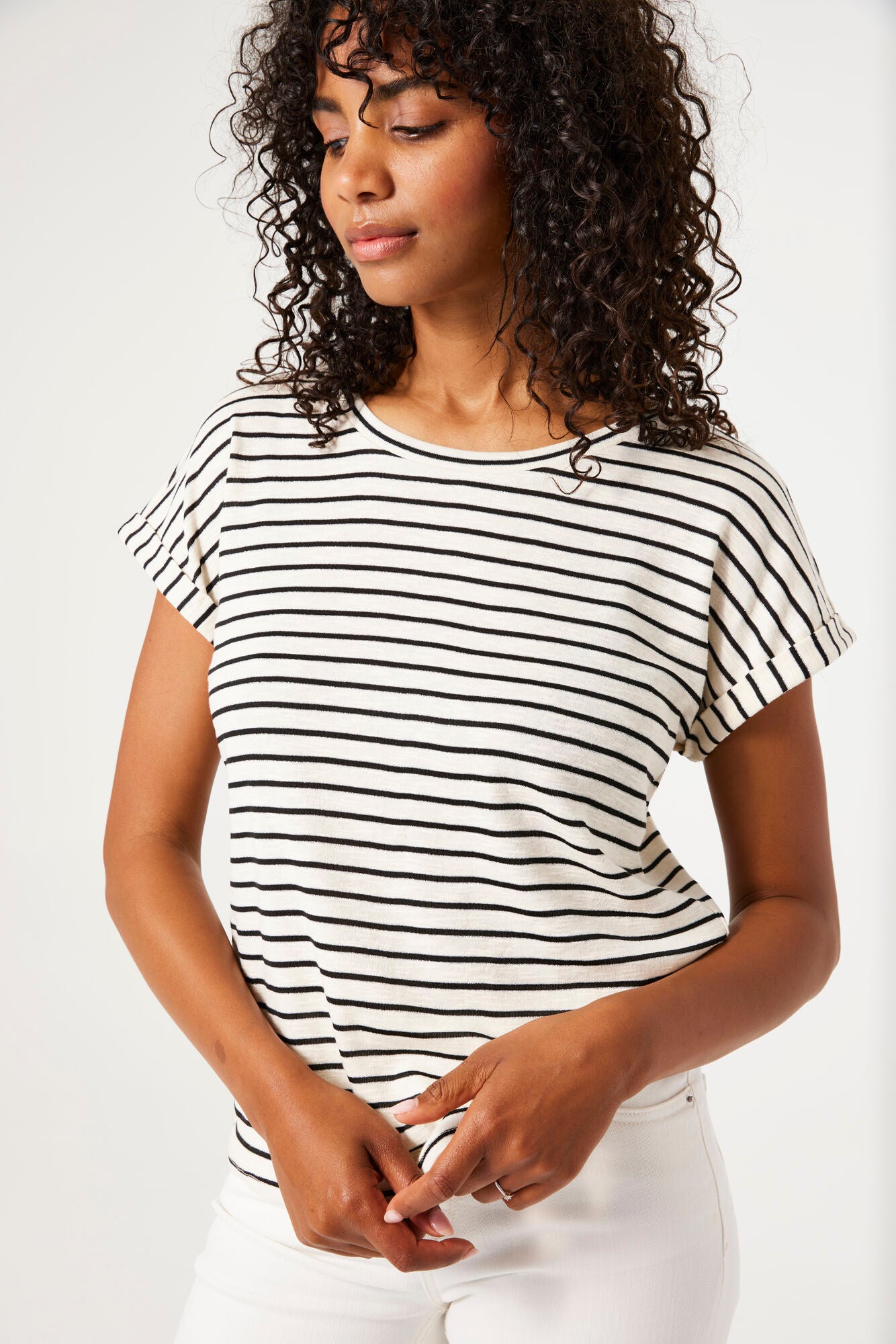 Garcia - Striped Tee - Black