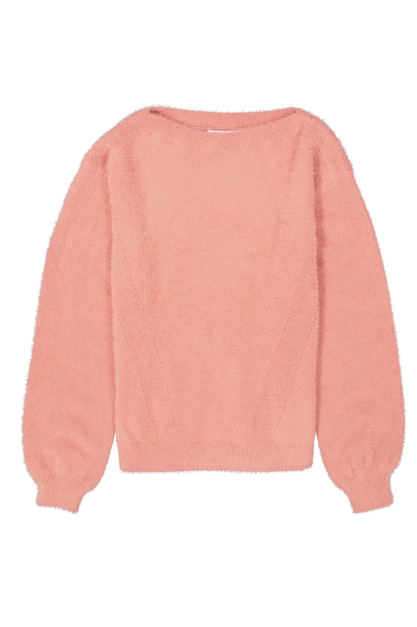 Garcia - Fluffy Knit Pullover - Desert Rose