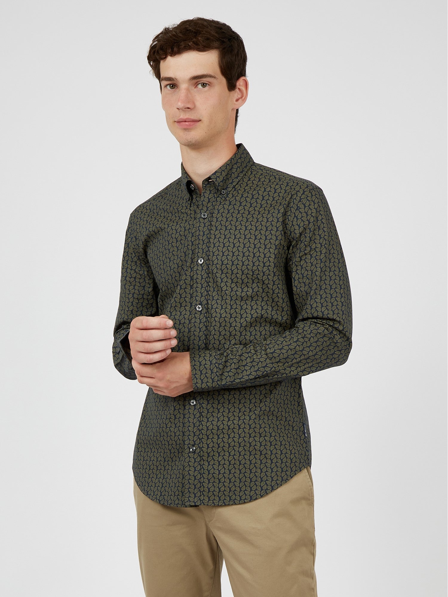 Ben Sherman - Micro Paisley Shirt - Hemp