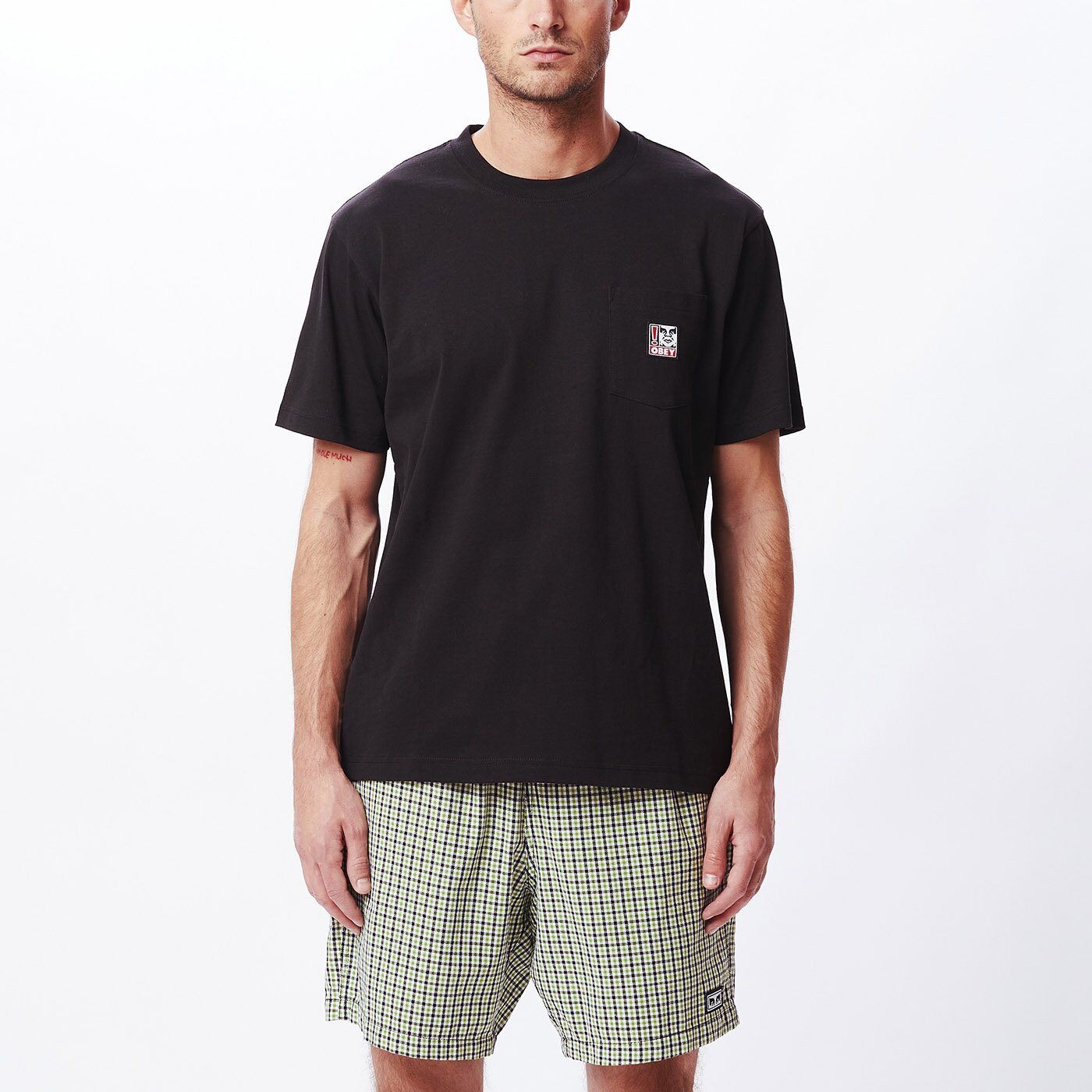 Obey - Point Pocket SS Tee - Black