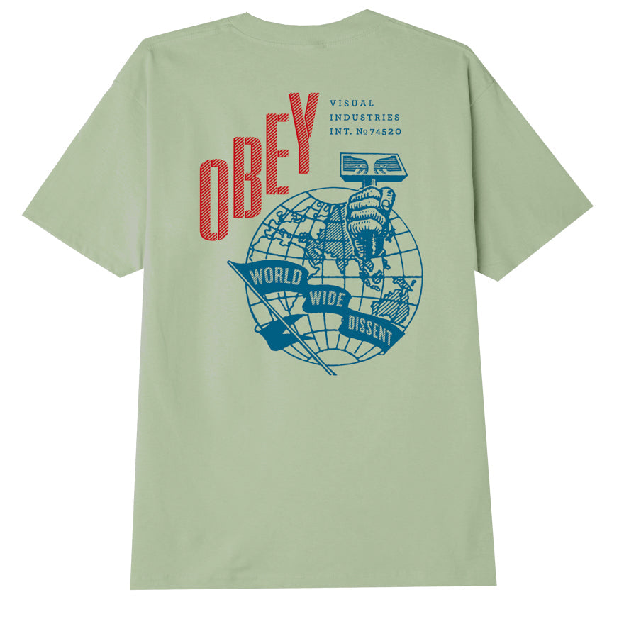 Obey - Hammer Globe SS Tee - Cucumber