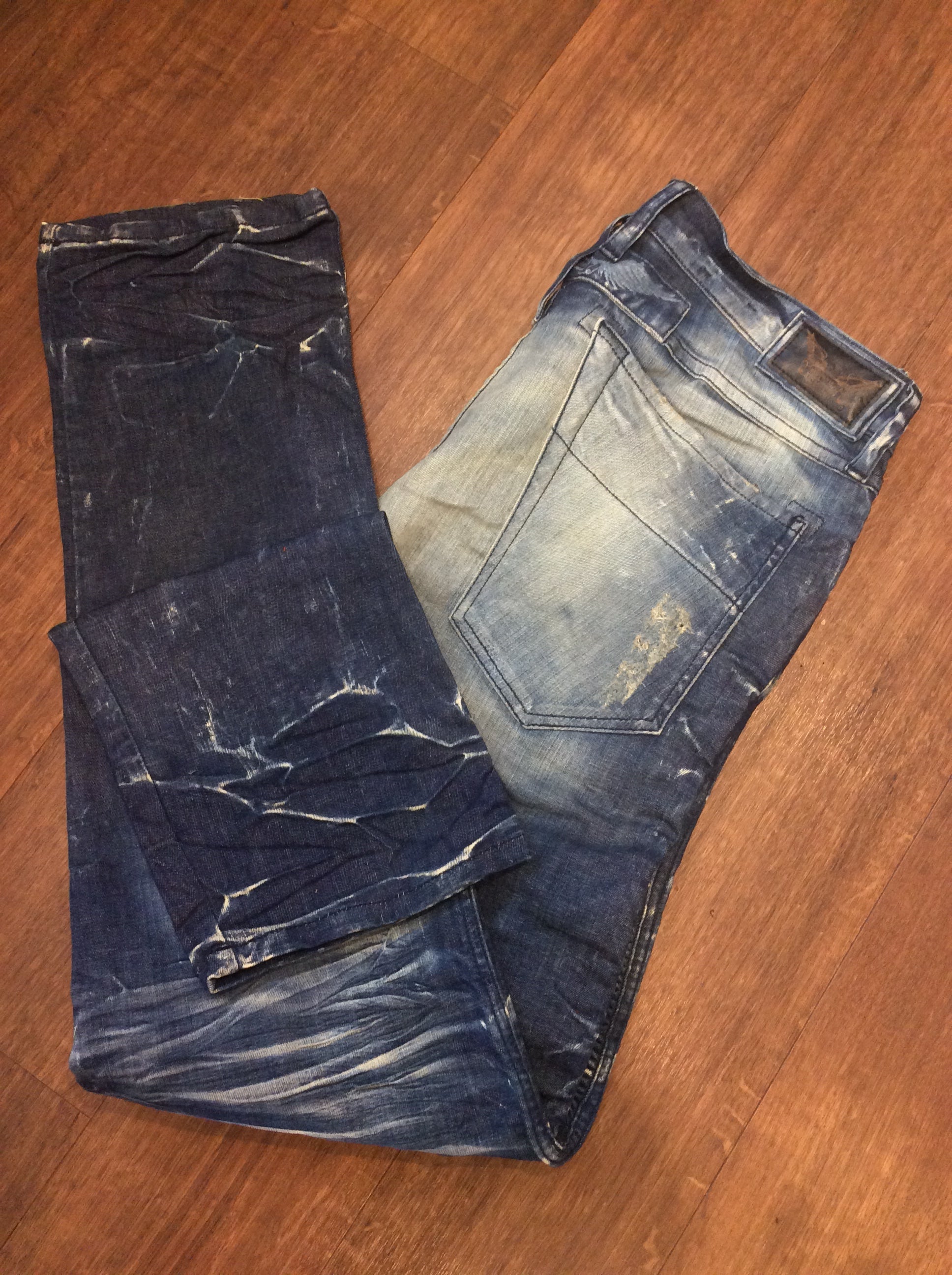 Made in Japan PRPS company black straight leg jeans.... - Depop