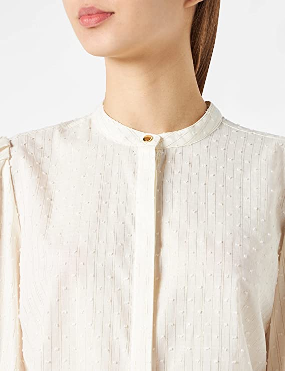 Garcia - Gold Pin LS Shirt - Off White