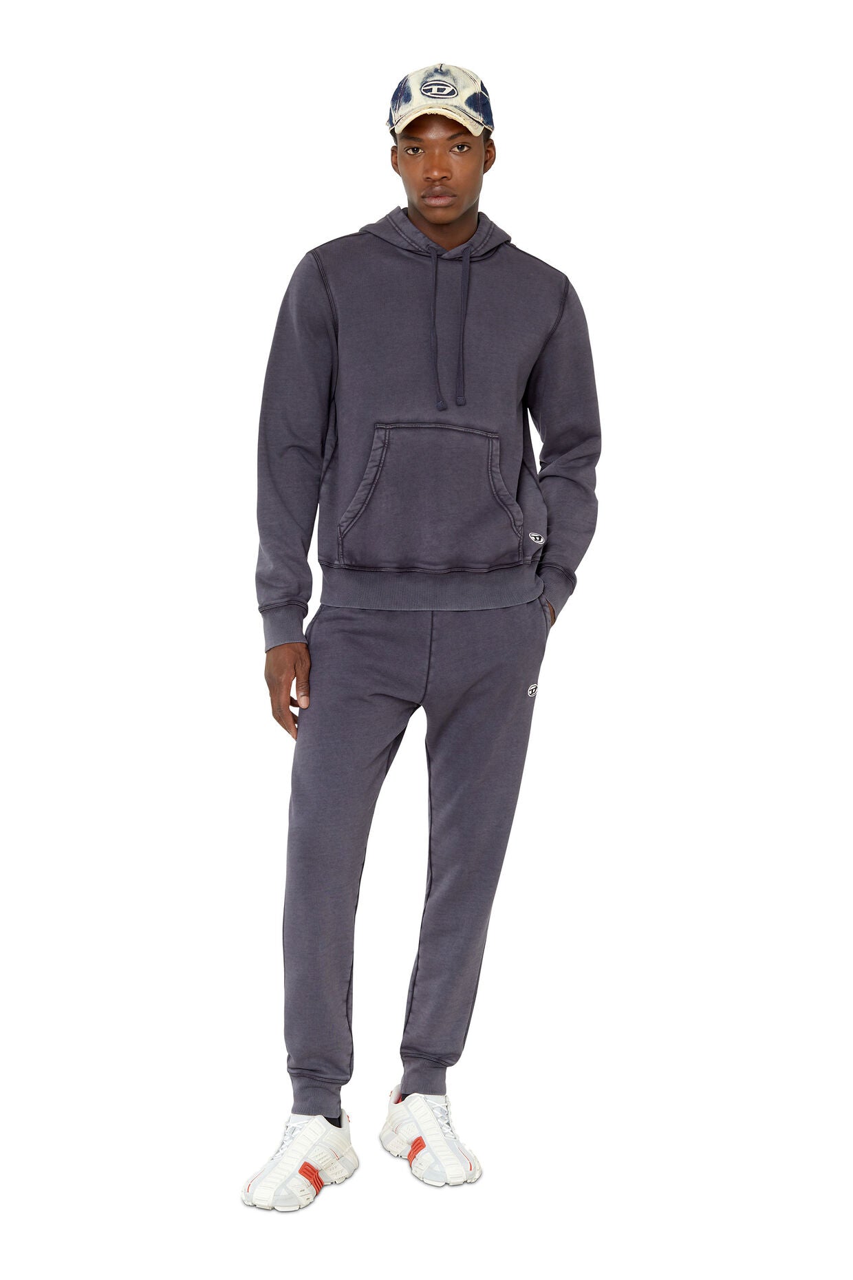 Diesel - S-Ginn-Hood-Dov-Pe Hoodie - Blue Grey