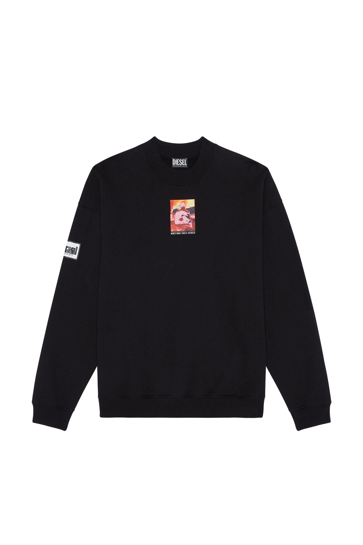 Diesel S Maris E1 Sweatshirt Black