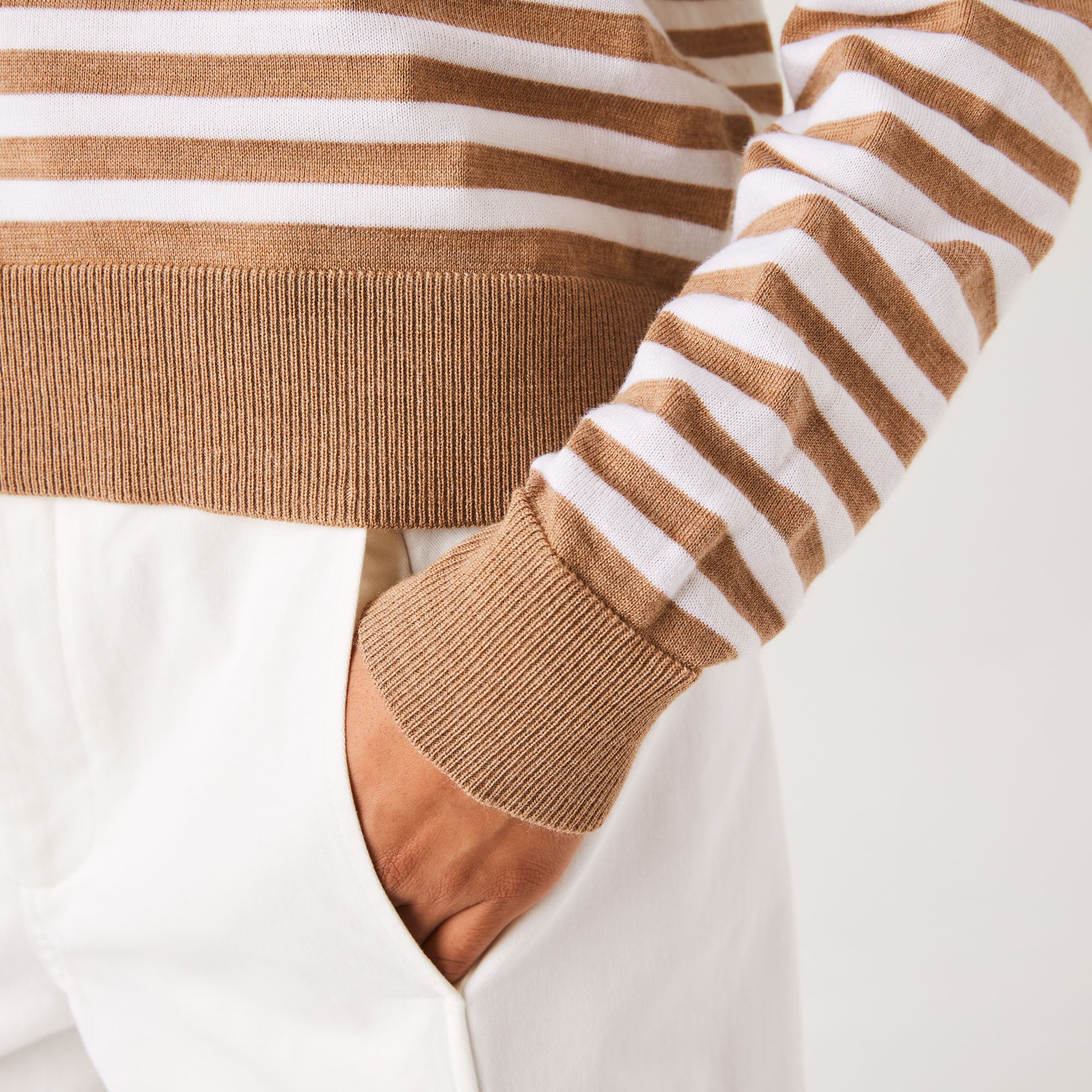 Lacoste - Stripe Wool Crewneck Knit - Vienn