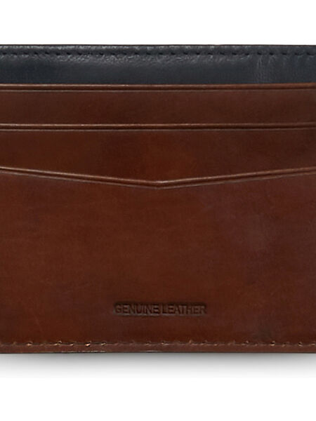 Ben Sherman - Leather CC Wallet - Tan/Navy