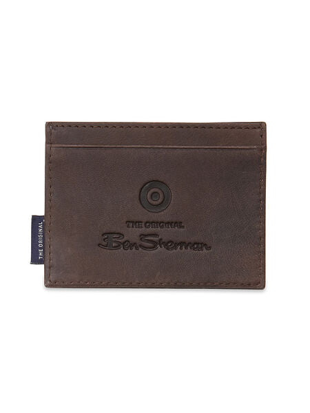 Ben Sherman - Leather Cardholder - Brown