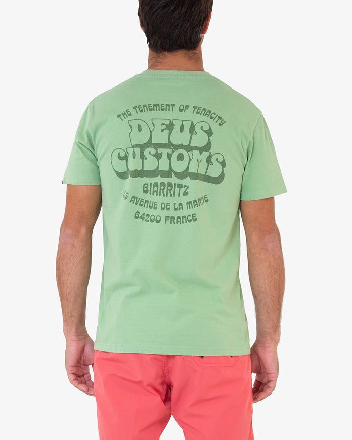 Deus - Biarritz Address Tee - Fair Green