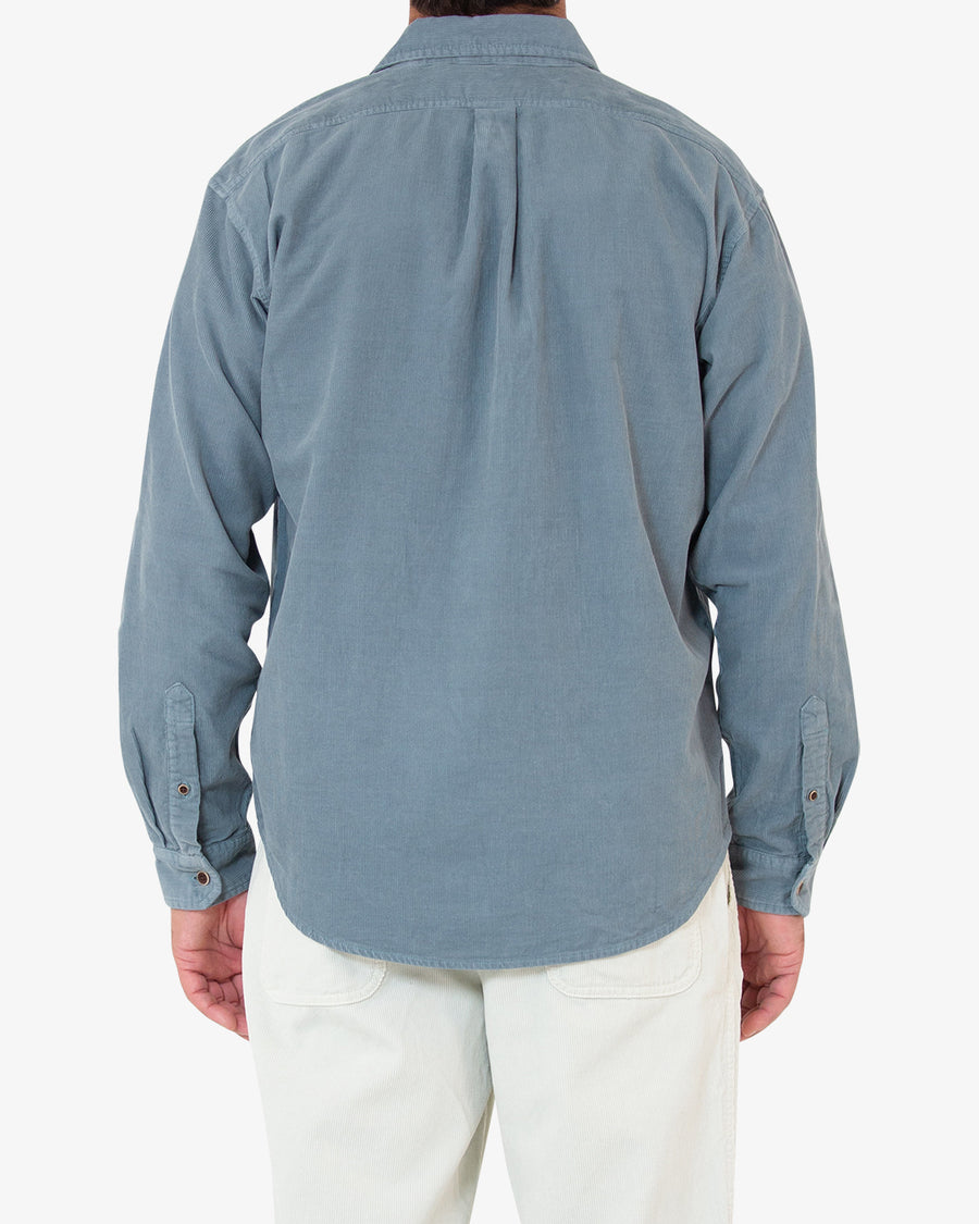 Deus - Allen Cord Shirt - Smoke Blue