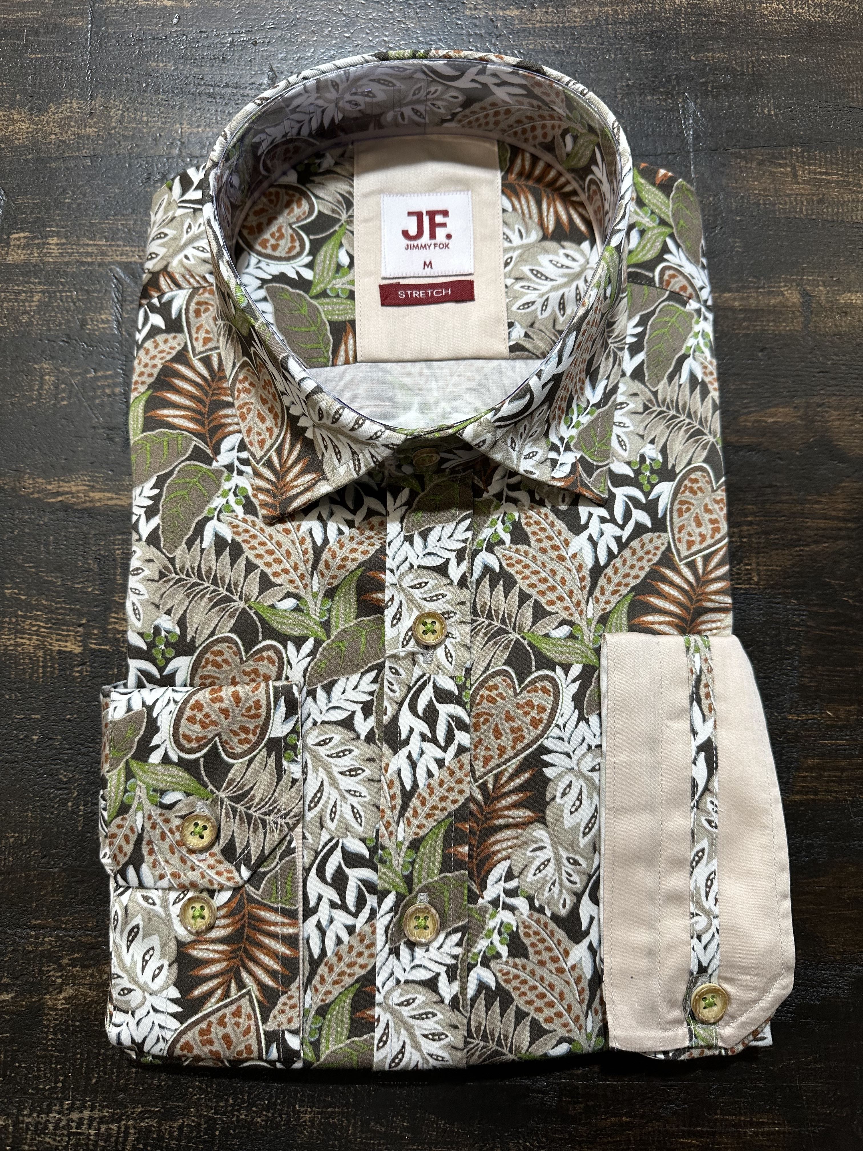 Jimmy Fox - Jungle LS Shirt - Brown
