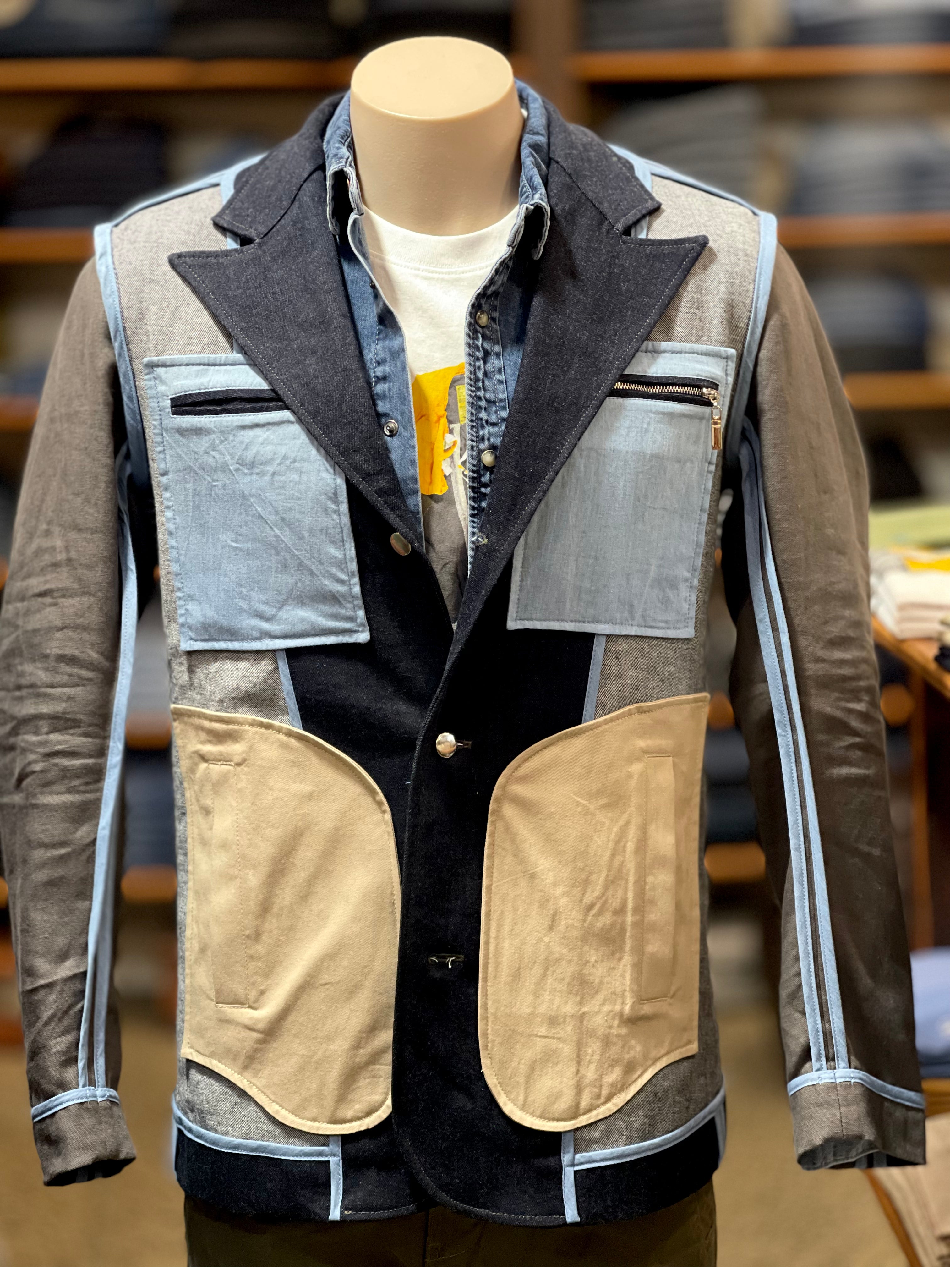 Mayken - Ichiban Tailored Jacket - Multi Denim