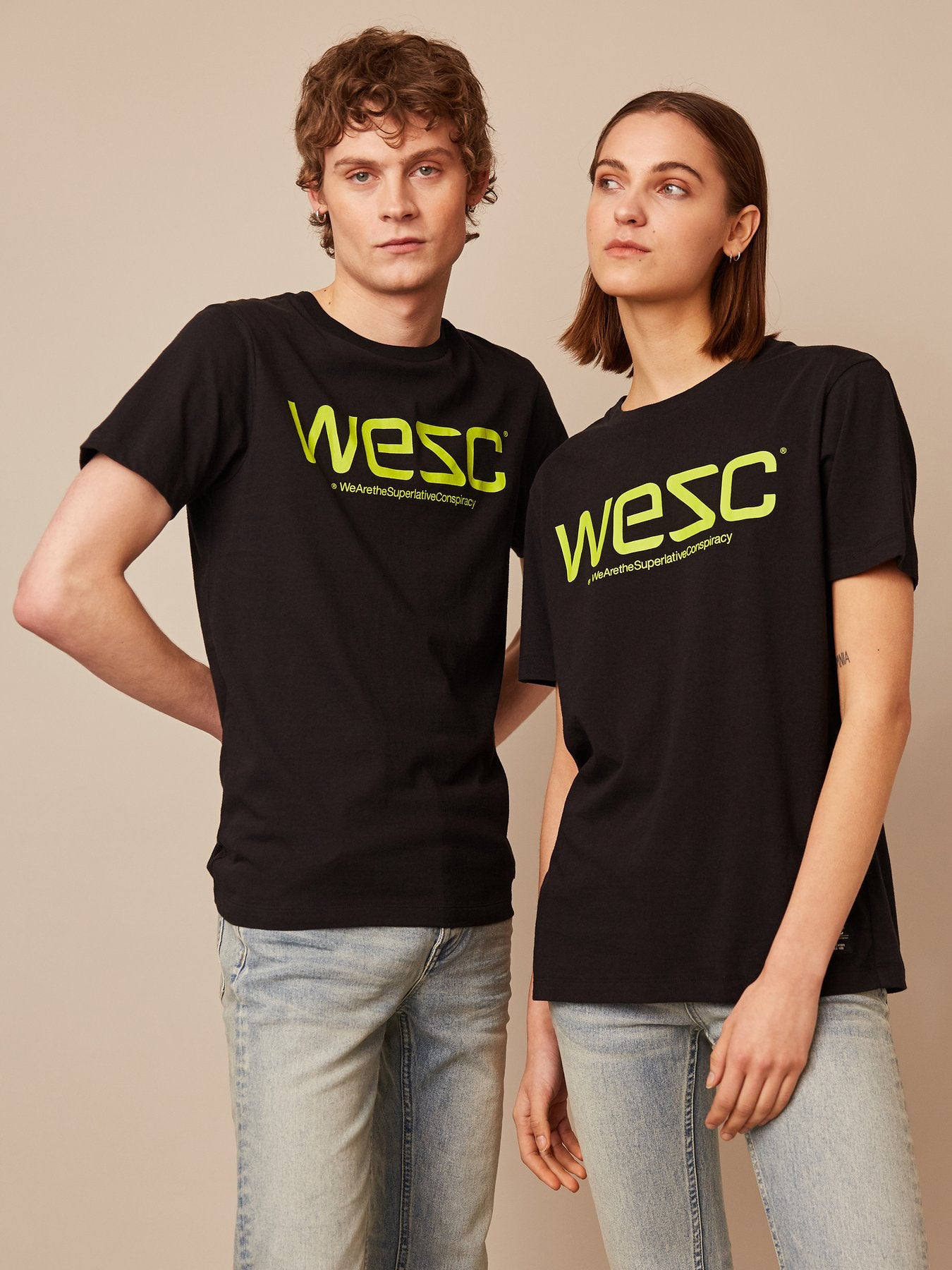 WeSC - Max WeSC Logo T-Shirt - Black